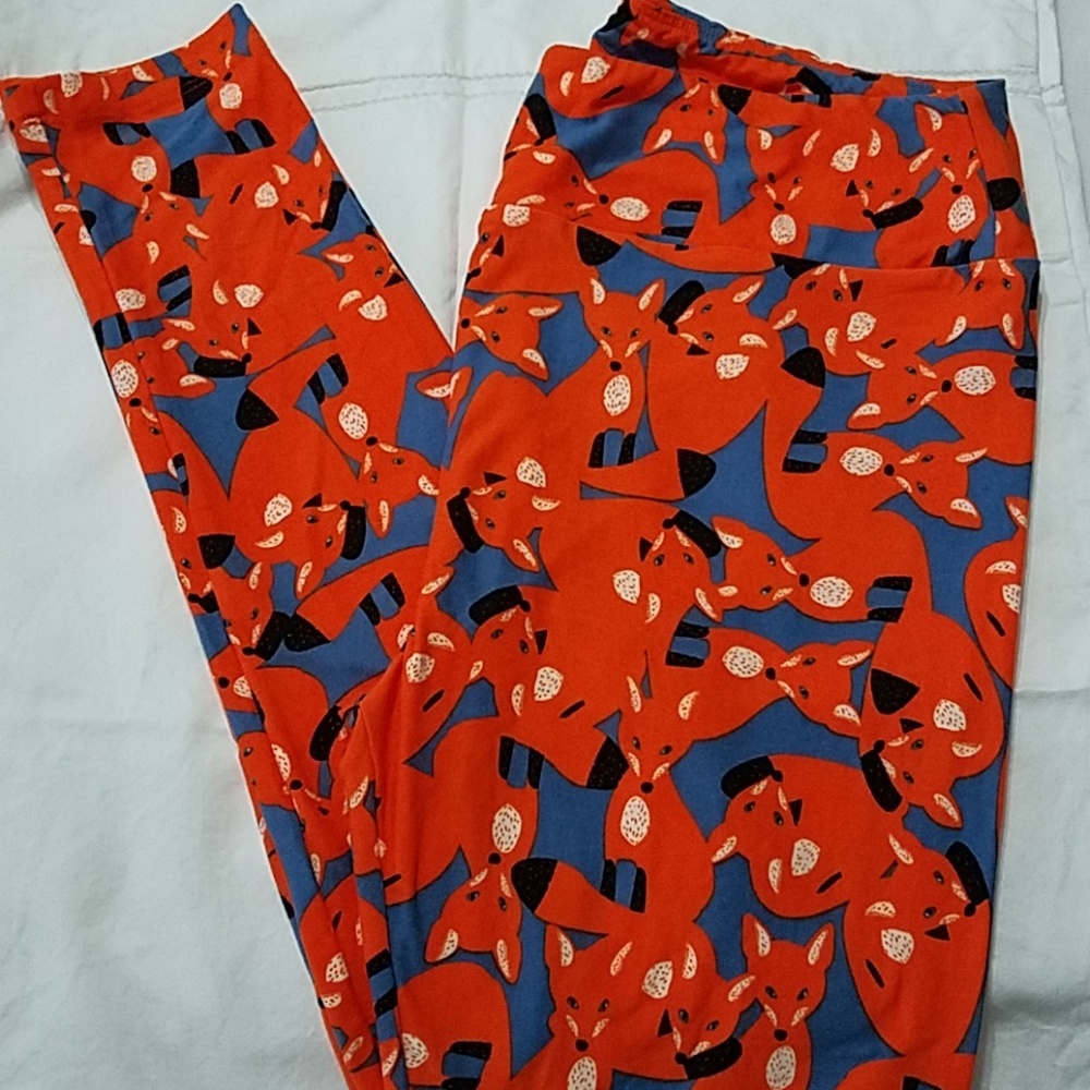 LLularoe Tall & Curvy unicorn fox leggings